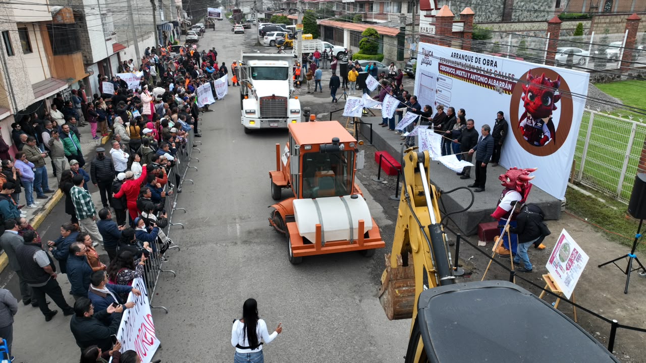 Suma Ricardo Moreno tres calles a rehabilitar para mejorar la movilidad y agilizar traslados de la población