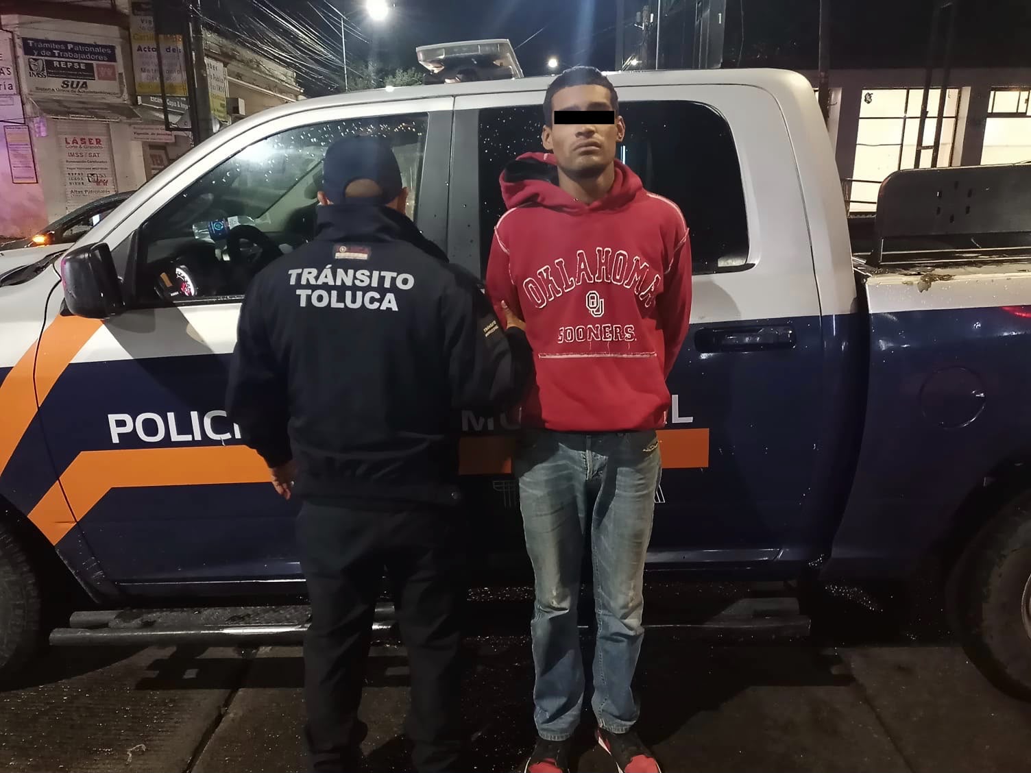 Detienen a motociclista con unidad robada durante revisión del alcoholímetro
